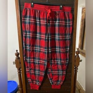 Women’s Plaid PJ Joggers